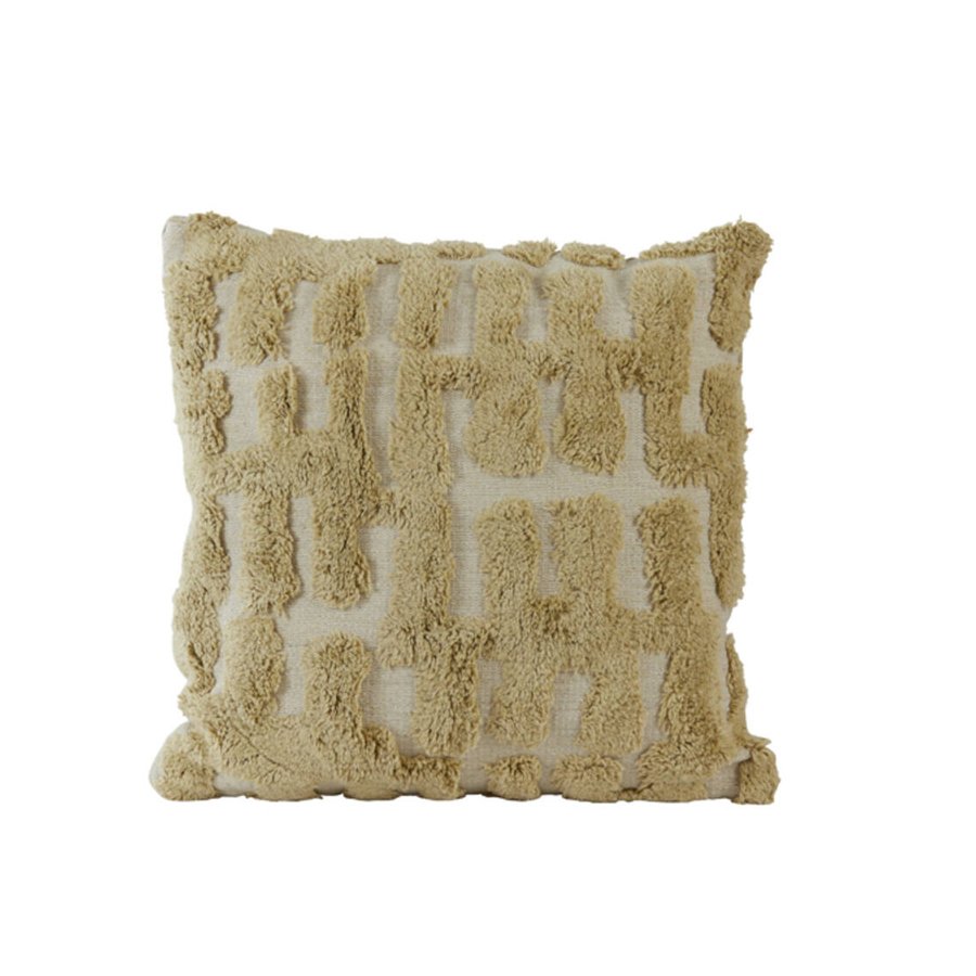 Coussin 45x45 cm Sarmi en vert olive