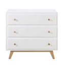 Commode Sweet blanche, 3 tiroirs compatible plan à langer