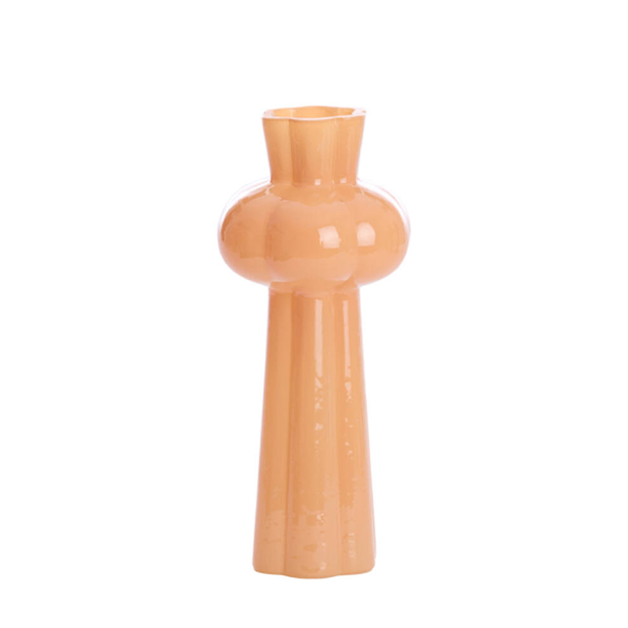 Vase Kortesu en forme autour verre pêche PM