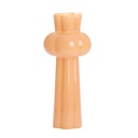 Vase Kortesu en forme autour verre pêche GM