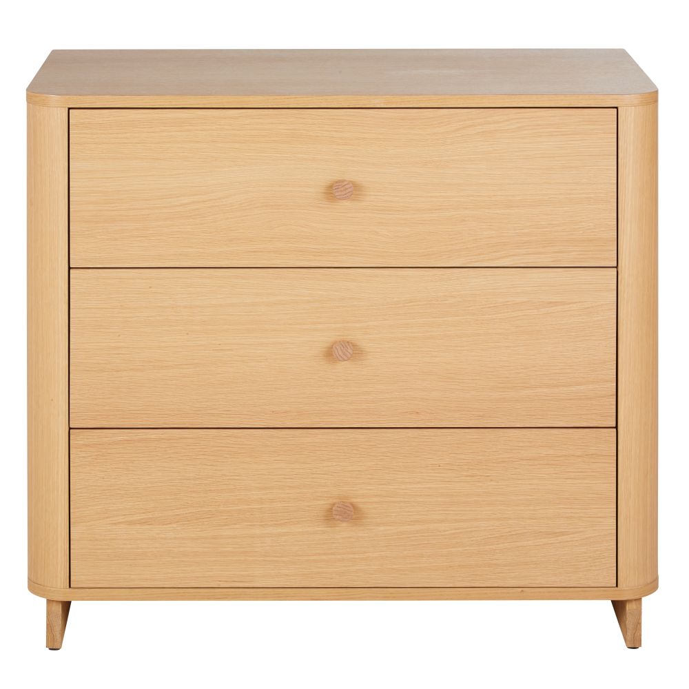 Commode Polari 3 tiroirs en chêne