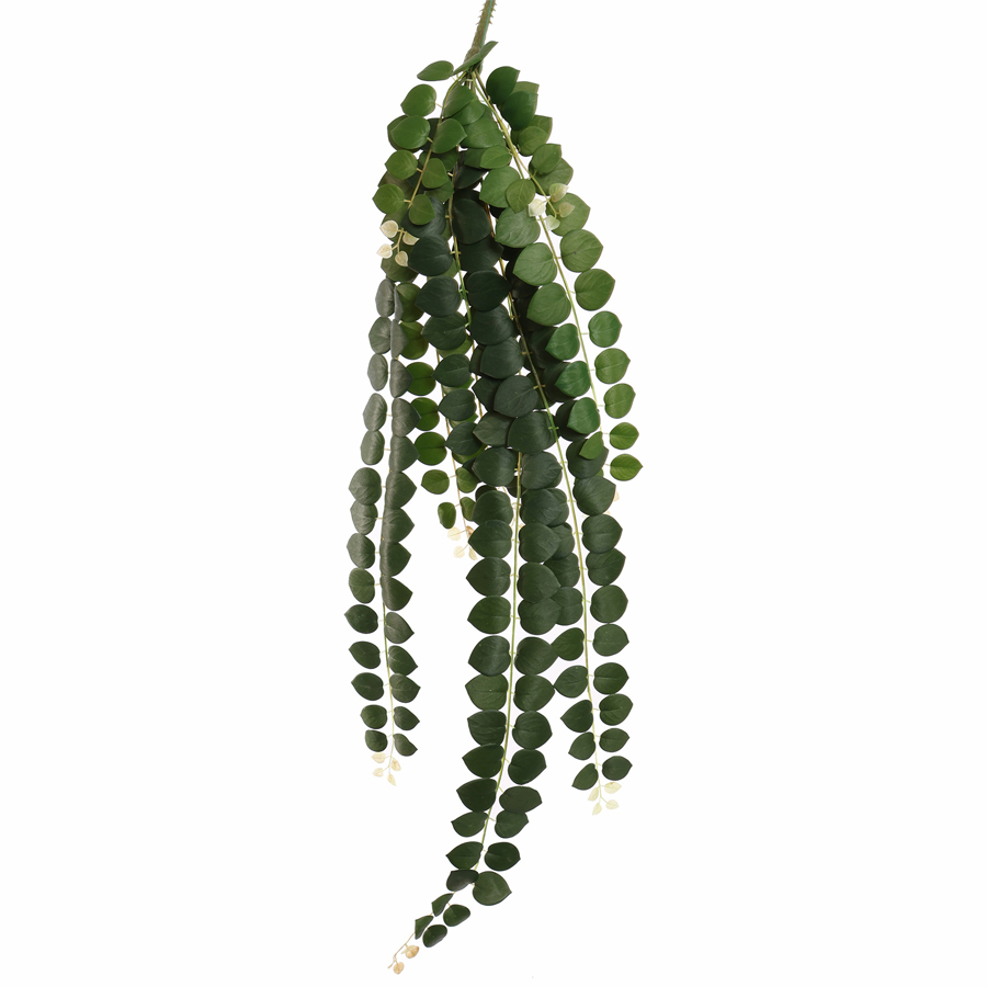 Tige fleur artificielle hoya carnosa bush vert