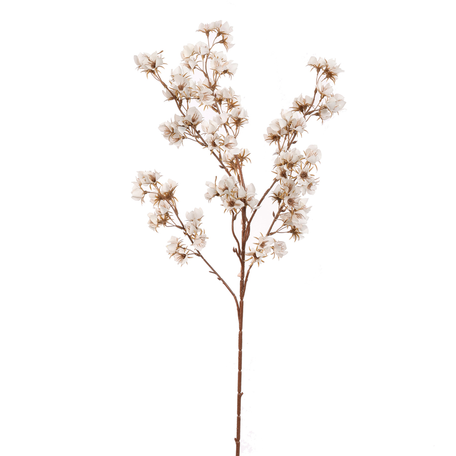 Tige fleur artificielle flower spray blanc