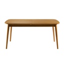 Table à manger extensible en bois foncé Bronx 6 à 10 personnes L160