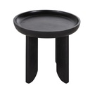 Table d'appoint Leon en bois de manguier noir