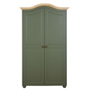 Armoire Gustavia 2 Portes en Vert Kaki