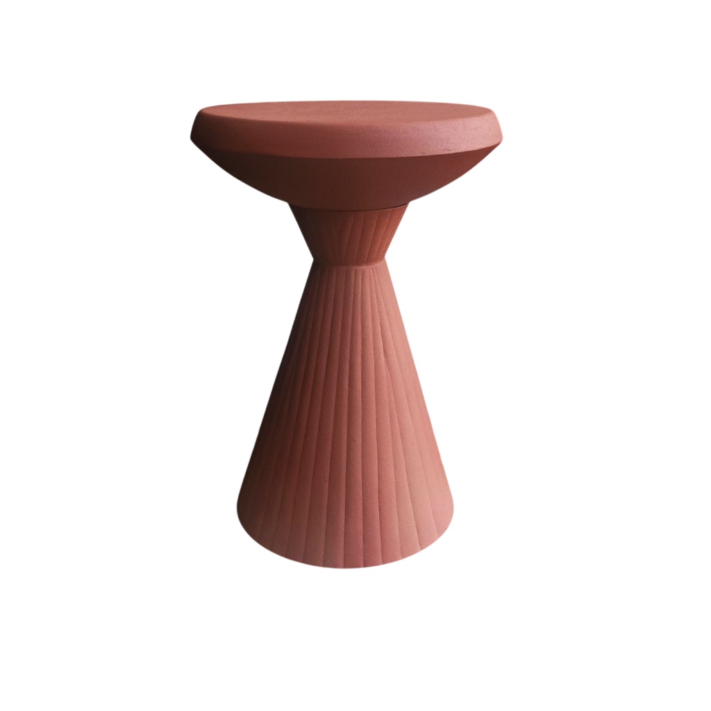 Table d'appoint Nova en métal terracotta