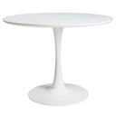 Table à manger ronde Circle blanche 4/5 personnes