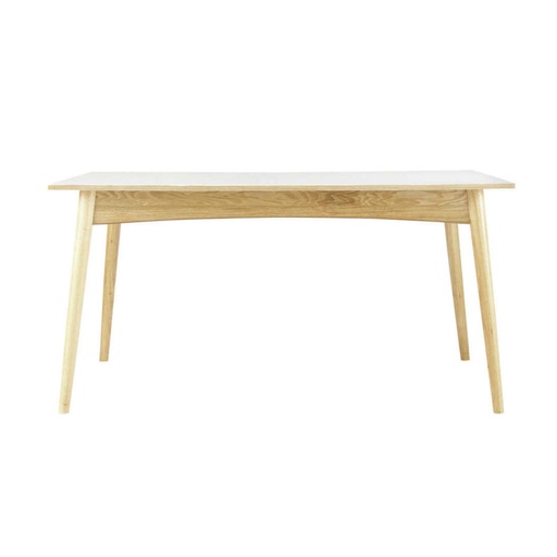 Table à manger extensible Boop blanche 6 à 10 personnes