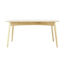 Table à manger extensible Boop blanche 6 à 10 personnes