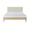 Lit Georgia 180x200 en bois manguier massif sculpté