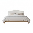 Lit Georgia 180x200 en bois manguier massif sculpté