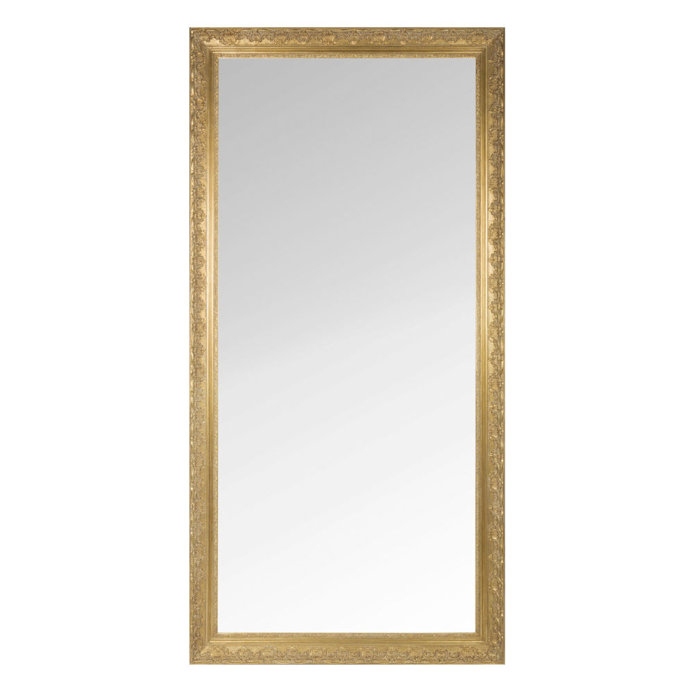 Grand miroir rectangulaire Valentine à à moulures irisées 90x180