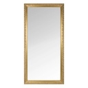 Grand miroir rectangulaire Valentine à à moulures irisées 90x180