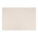 Tapis Jorari en laine tuftée et ciselée motif abstrait écru 160x230