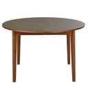 Table à manger Griffith ronde extensible 6/8 personnes L120/165