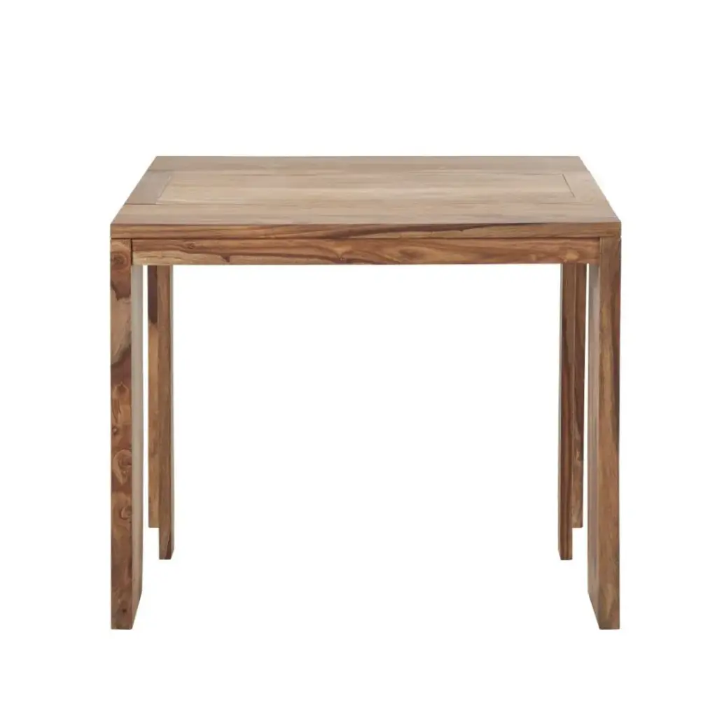 Table à manger Stockholm en sheesham massif 2/4 personnes L40