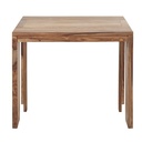 Table à manger Stockholm extensible en sheesham massif 2/6 personnes L40/160