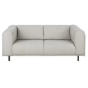 Canapé Nemo 2/3 places en en velours côtelé gris clair