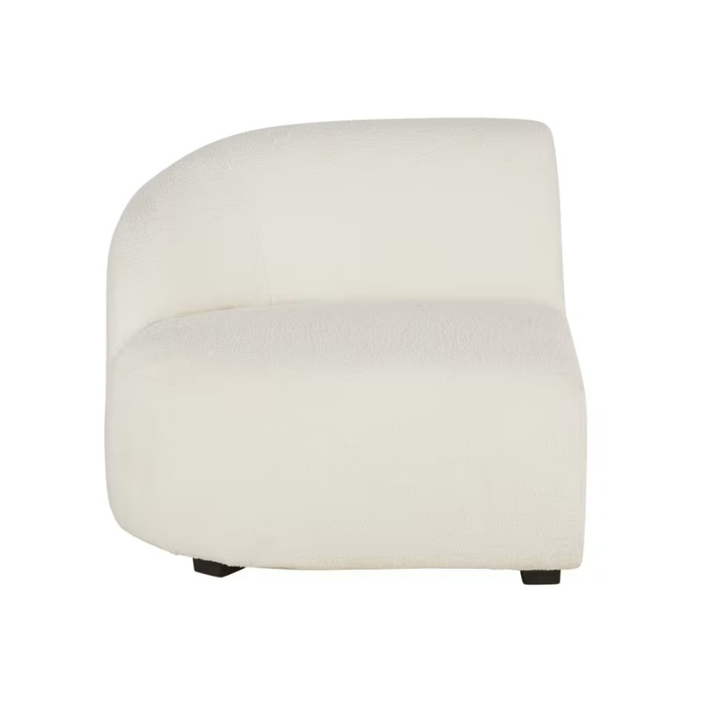 Accoudoir gauche de canapé Virgile écru beige