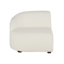 Accoudoir gauche de canapé Virgile écru beige