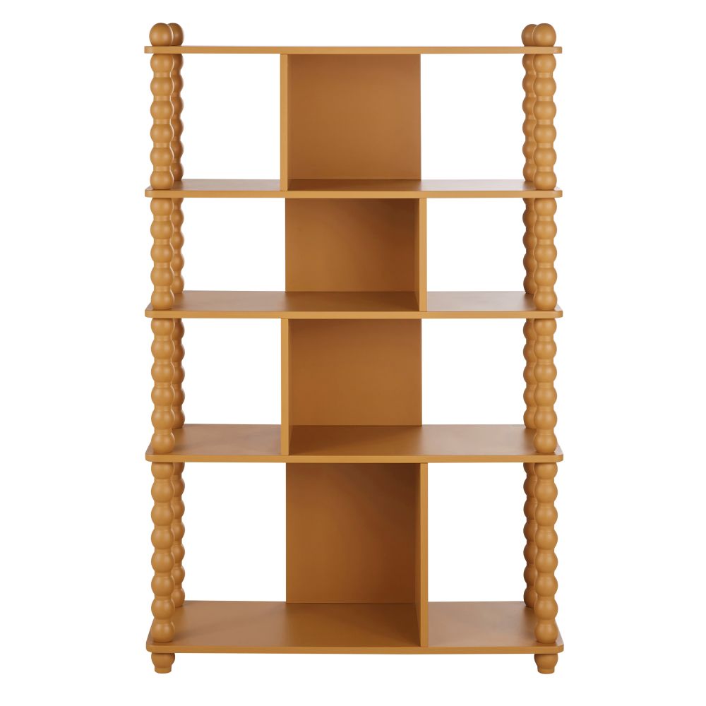 Etagère Arabelle en bois jaune ocre