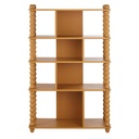 Etagère Arabelle en bois jaune ocre