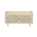 Commode Solstice 2 portes cannage en rotin