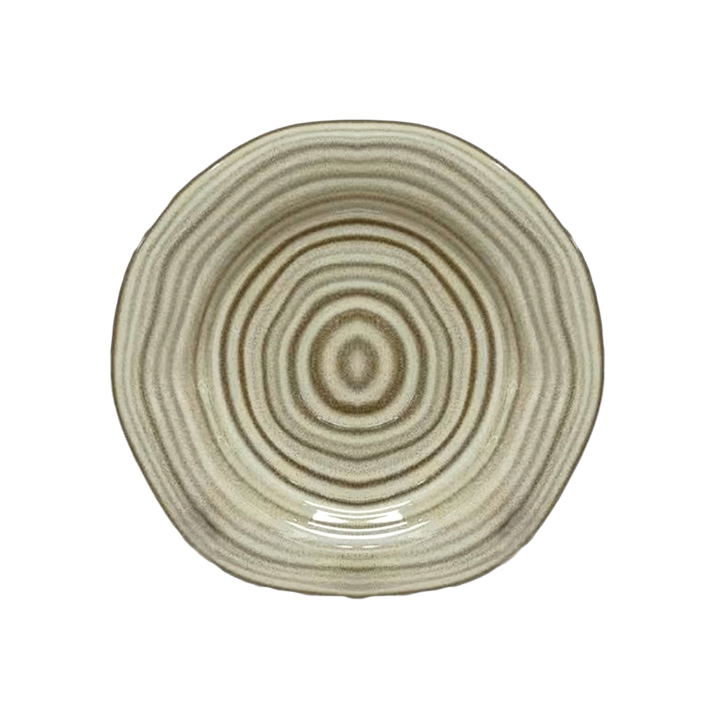 Assiette Sapa plate blanc cassé D26,9