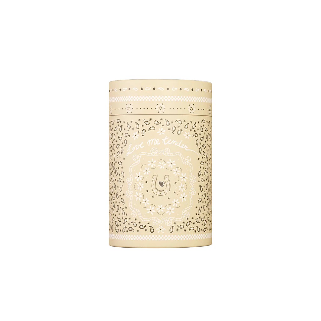 Bougie cloche Bandana beige jasmin étreinte D10,5