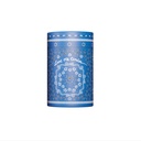 Bougie cloche Bandana bleu figue D10,5