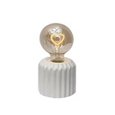 Déco LED mini blanche cœur LED à piles D8,7