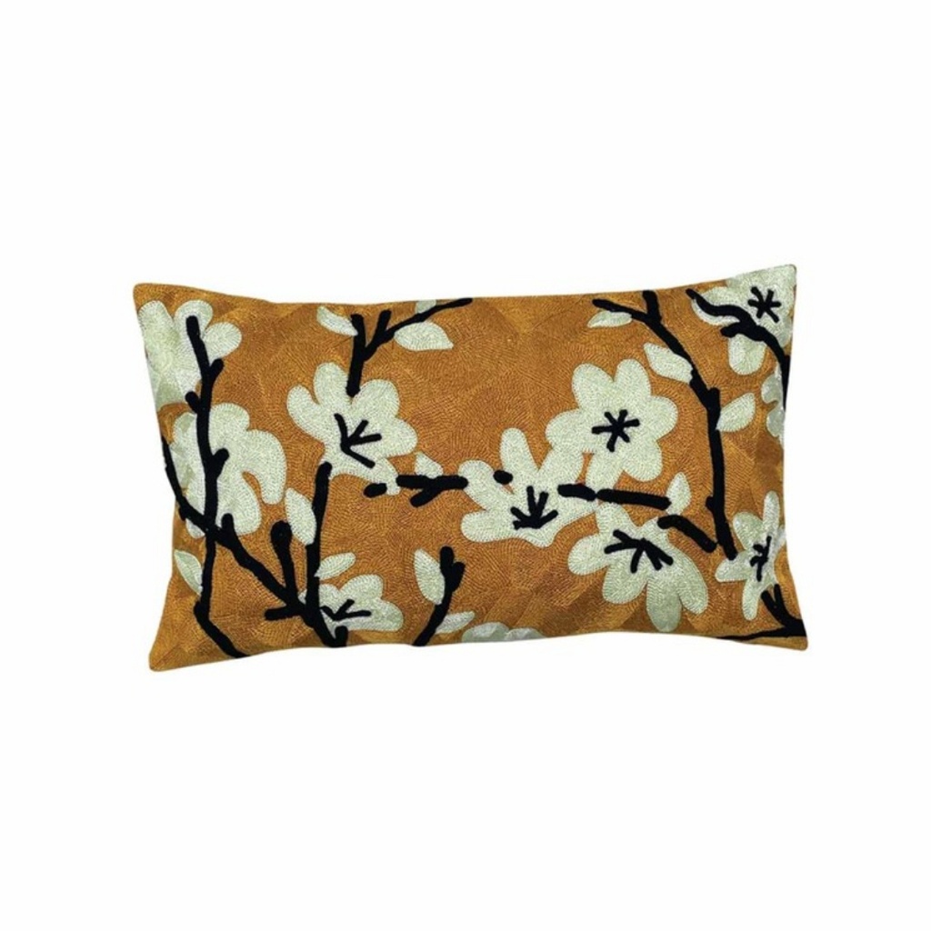 Coussin Influence Yoshi ocre 30x50cm