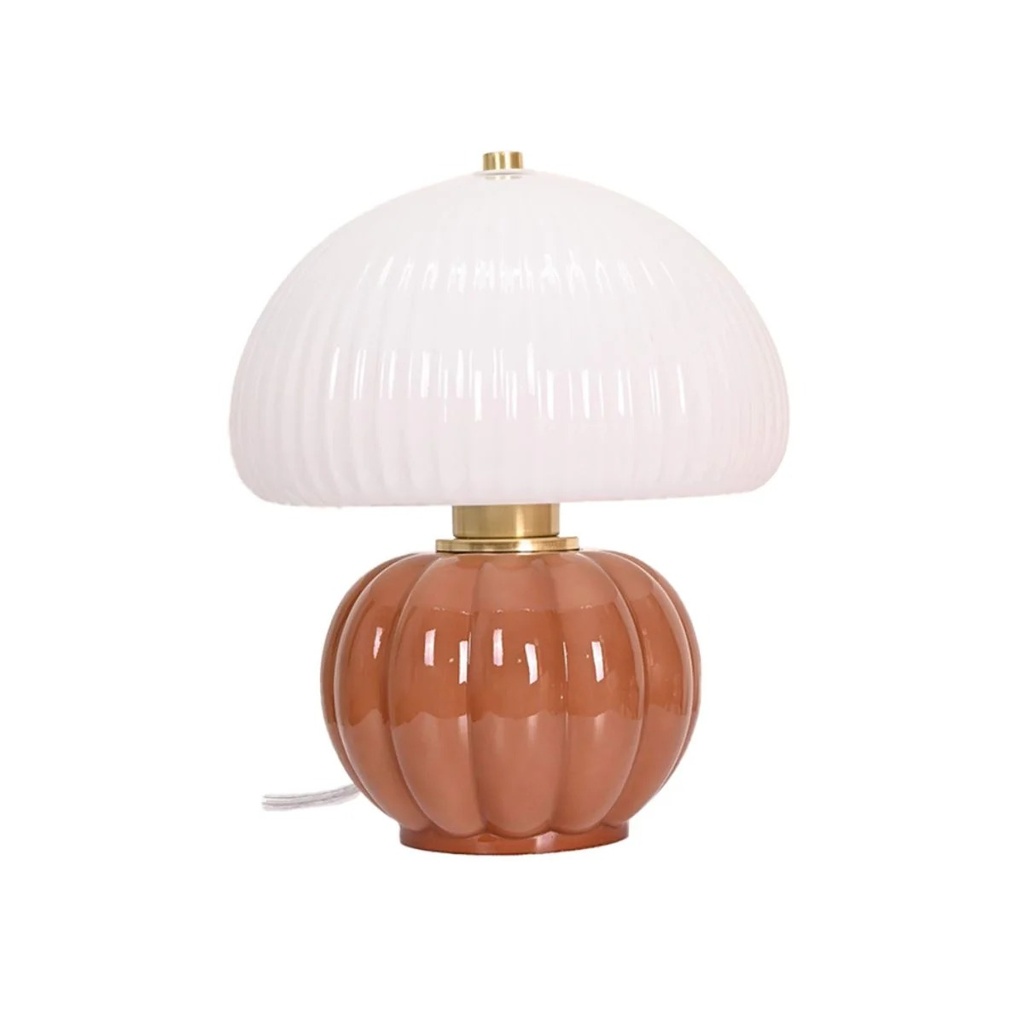 Lampe à poser Madeleine marron D22