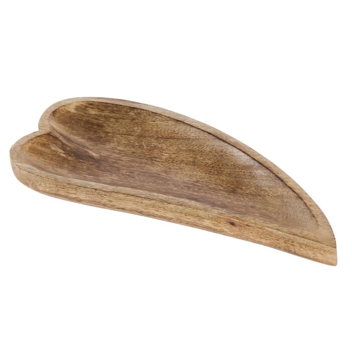 Plateau oblique en bois de manguier