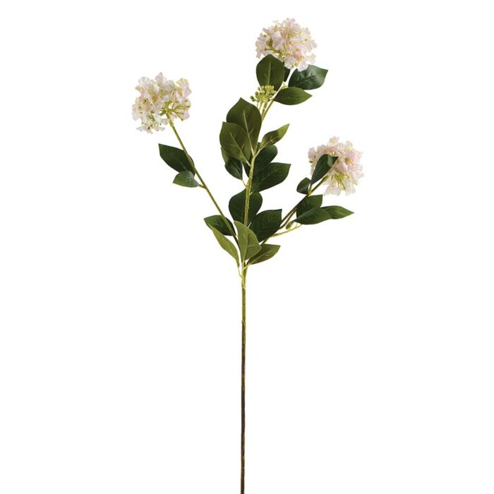 Tige fleur artificielle branche Lila de chine rose