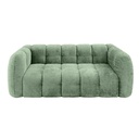 Canapé nuage MILOW design 3 places tissu vert d'eau