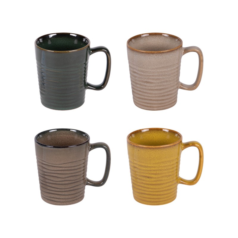 Coffret de 4 mugs haut Kili 40cl