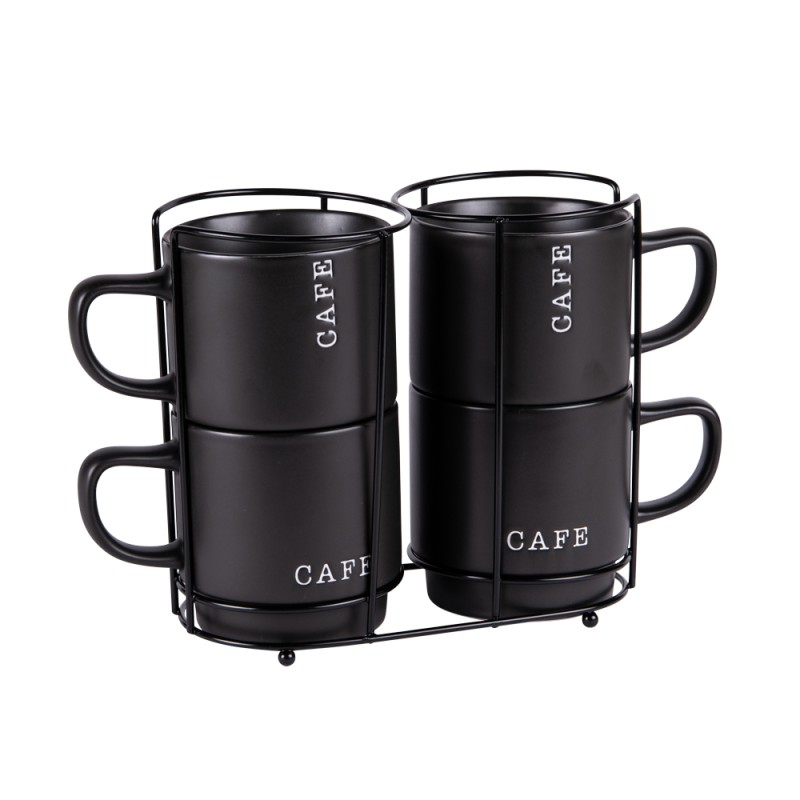 Tour 4 mugs café 39cl