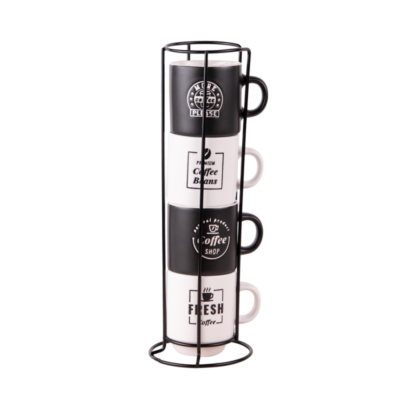 Tour 4 tasses café 12cl
