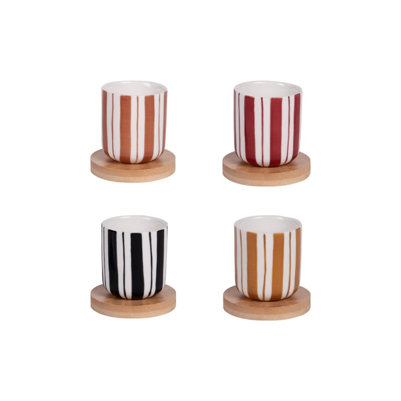 Coffret 4 tasses 10cl Singita