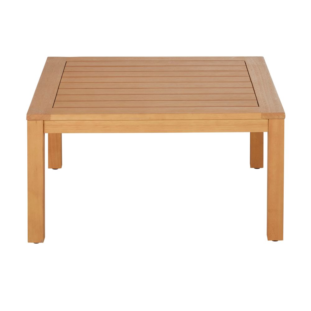 Table basse de jardin Livio en bois d'eucalyptus L80