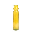 Vase en verre texturé ambar transparent 18x76cm