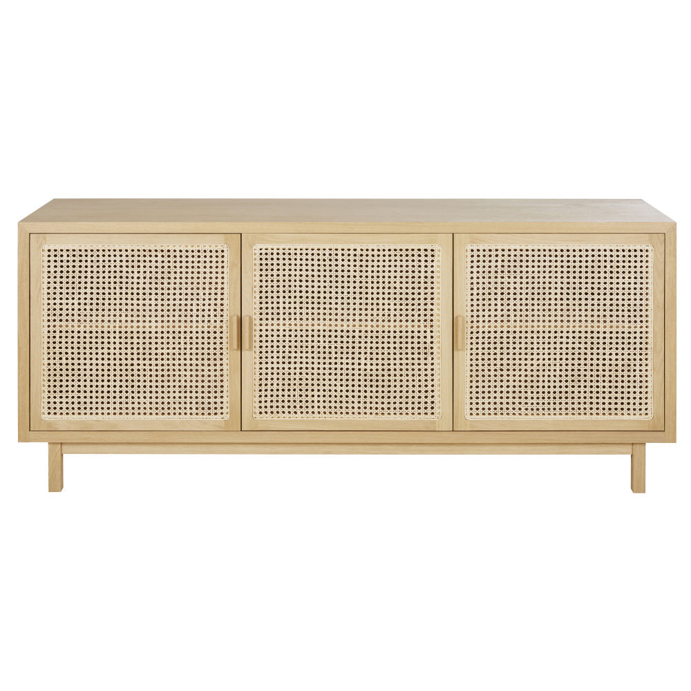 Buffet Canopy 3 portes cannage en rotin
