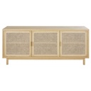 Buffet Canopy 3 portes cannage en rotin