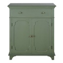 Buffet Selena 2 portes 1 tiroir 2 portes vert kaki