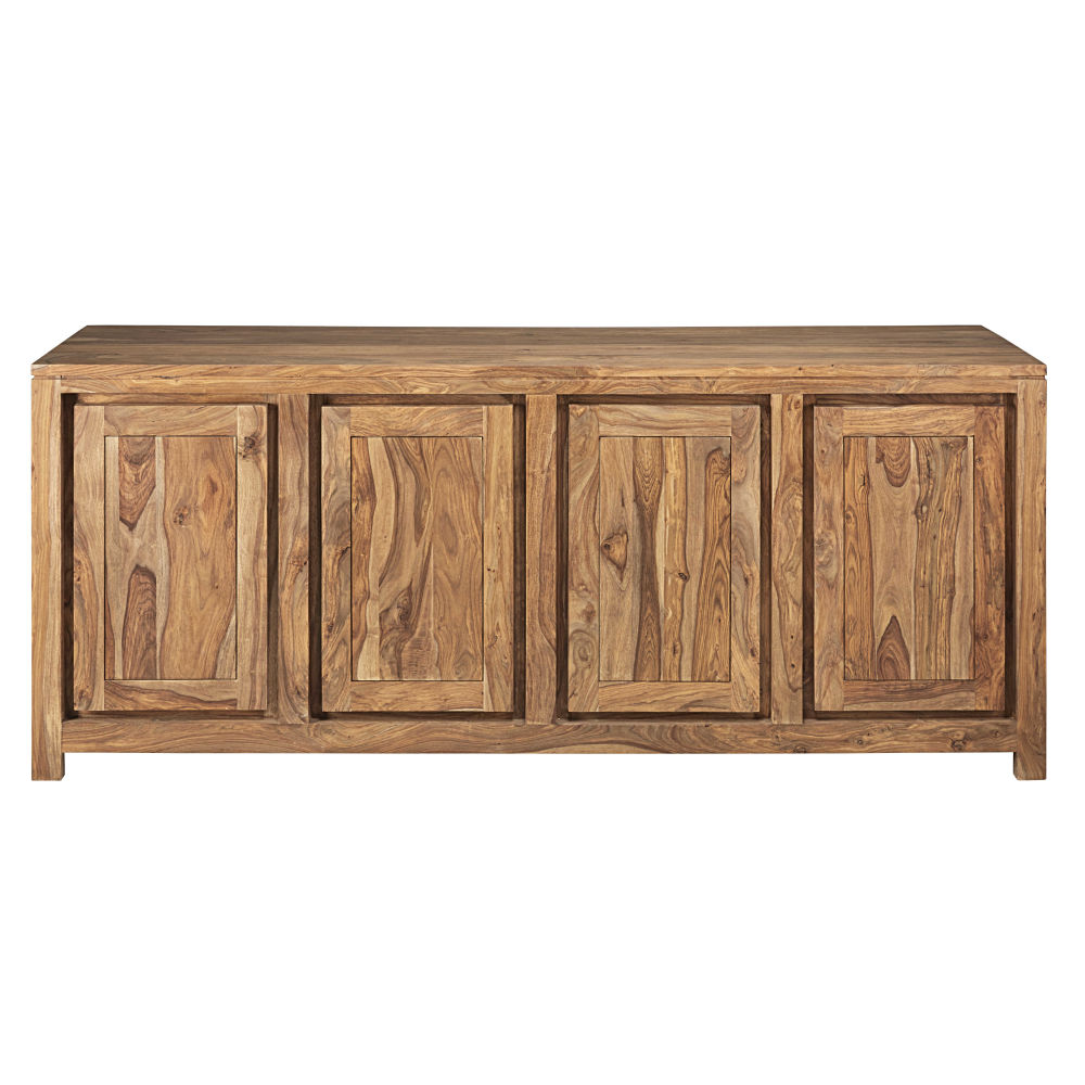 Buffet Stockholm 4 portes en sheesham massif