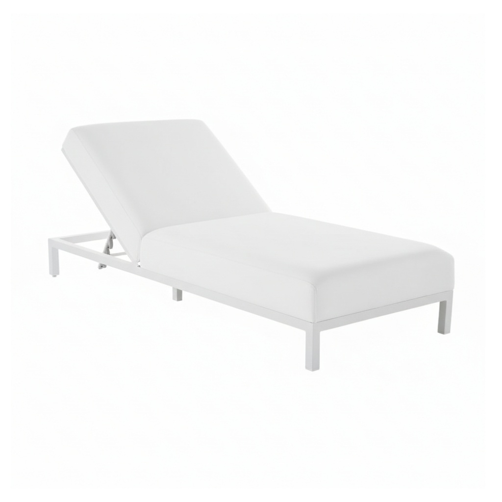 Bain de soleil Callisto en textile enduit blanc