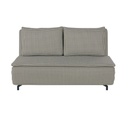 Banquette Nio convertible 2 places motifs pied en métal noir