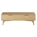 Meuble TV Axelle 1 tiroir trappe L135